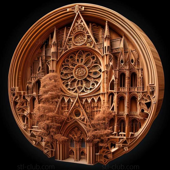 3D model notre dame (STL)